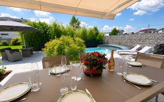 VILĂ DE EXCEPȚIE CU PISCINĂ ȘI GRĂDINĂ DE 1.385 MP | MOGOȘOAIA - Poză 8