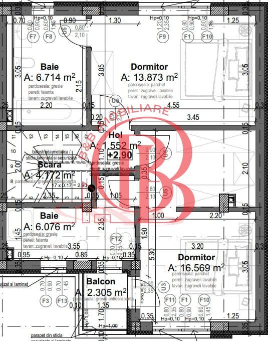 Vila de tip duplex 4 camere  Titan Pallady - Schiță 7