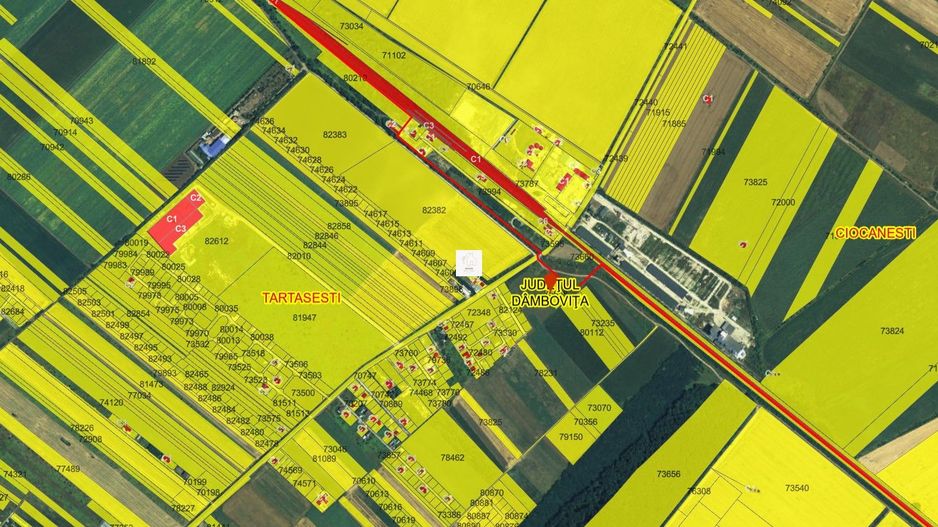Teren extravilan agricol Tartasesti - Poză 1