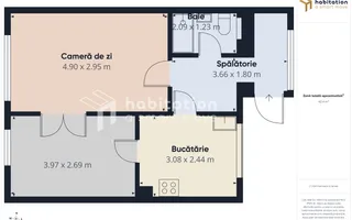 Tur virtual: 2 camere, primitor, in zona Centrala - Universitate - Poză 28
