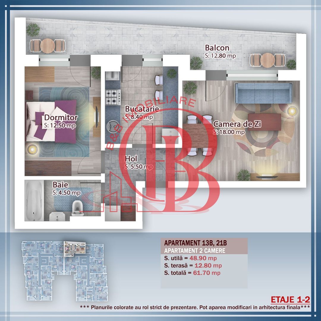 Oferta Lansare 2 camere decomandat incalzire pardoseala - Schiță 11