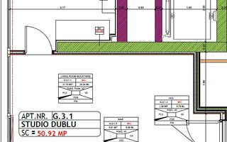 Studio dublu - One Lake Club - Schiță 6