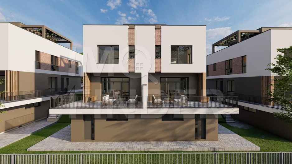 Casă în Florești, zona Vivo: 189 mp utili,  116 mp pe terase - Poză 23