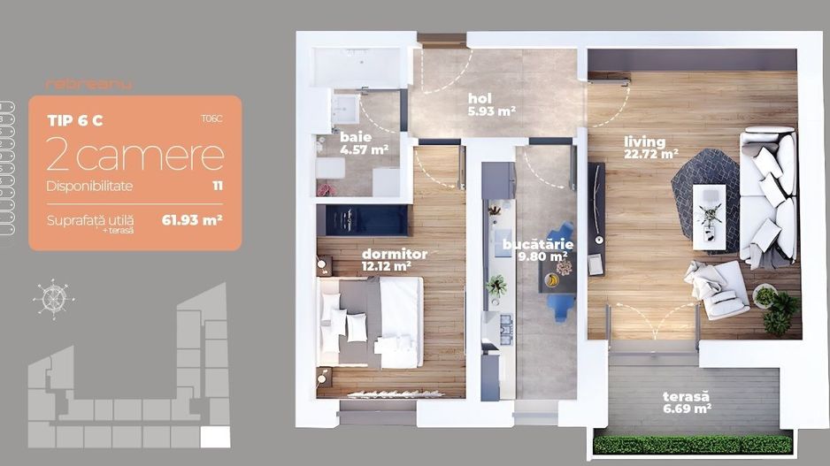 AP 2 CAM.  / ESTE SITUAT LANGA GALERIILE COMERCIALE AUCHAN! - Poză 15