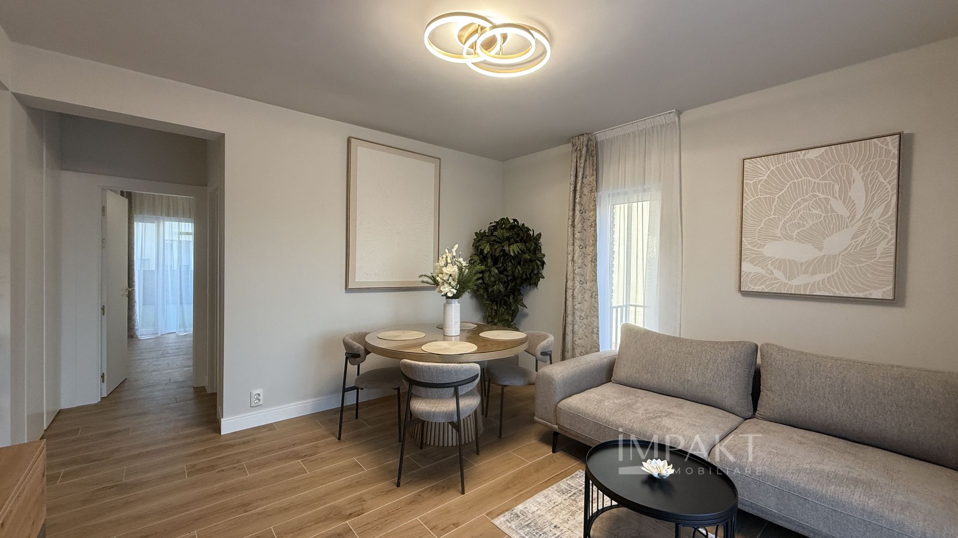 Apartament ultramodern cu 2 camere, parcare si terasa in Europa - Poză 3