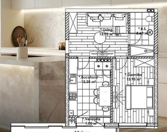 Vânzare, apartament, 2 camere, strada Circului, Râșcani - Poză 6