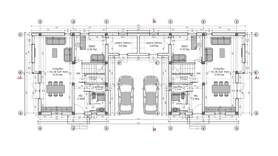 Duplex despartit de camera tehnica, Dumbravita, 3 Dormitoare, 3 Bai,Zona Retrasa - Poză 4