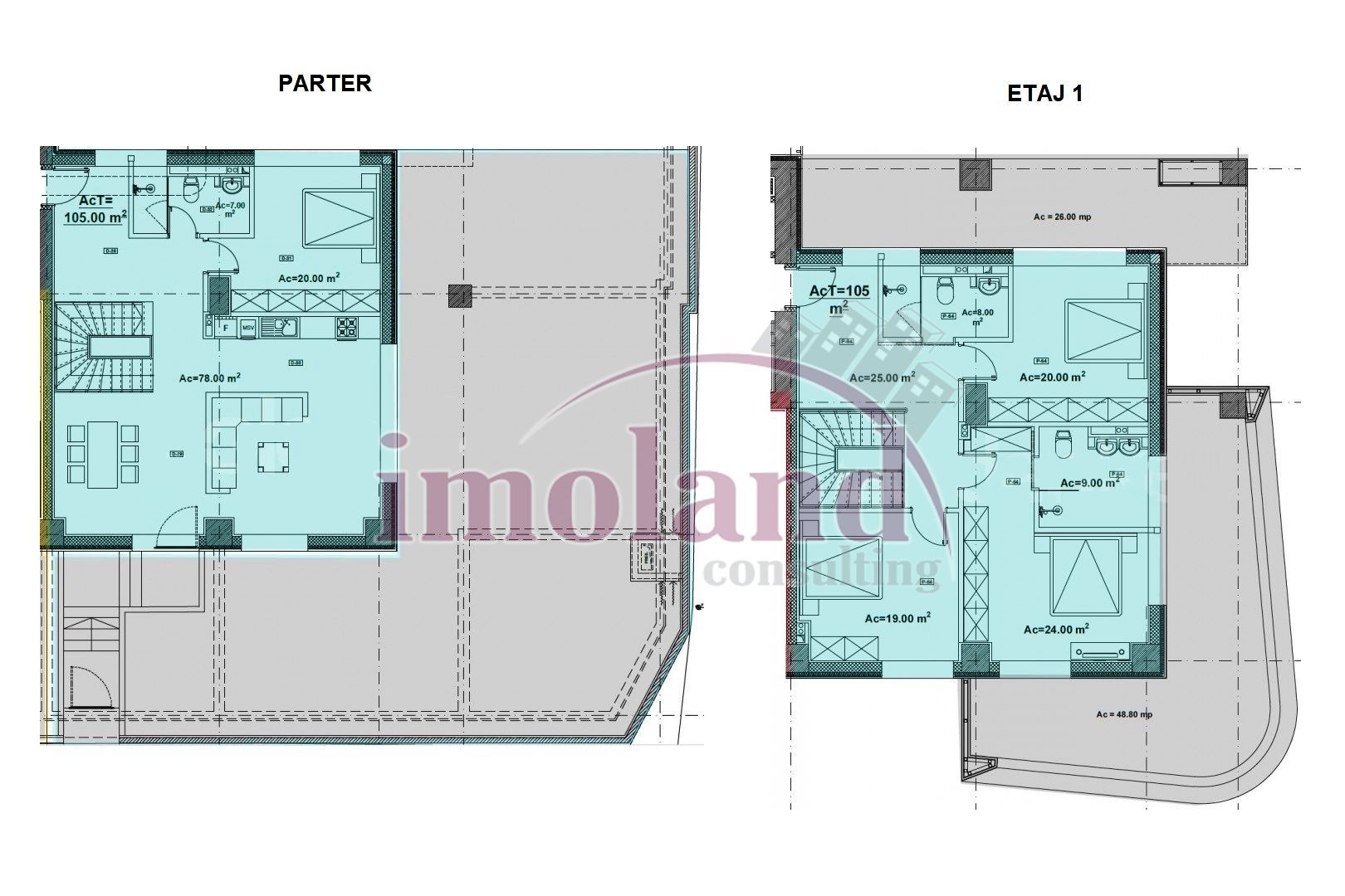 Duplex rezidential|comercial|birouri - 5-6 camere - vanzare - Lacul Floreasca - Schiță 13