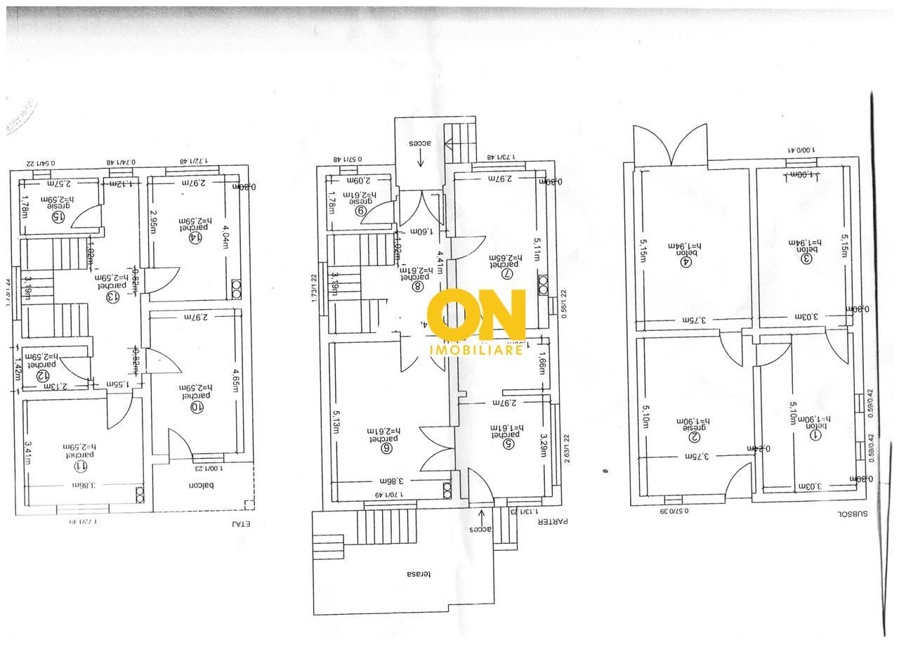 Casa 5 camere, cu garaj, Cetate, pretabila pentru muncitori - Schiță 13