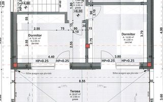 Apartament in vila! 4 camere 109 mp utili + 29 mp terasa! - Schiță 4