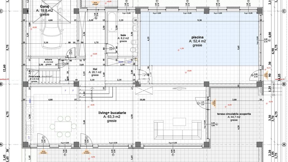 Vilă modernă premium cu piscină interioară, teren 1200 mp și panoramă - Schiță 32