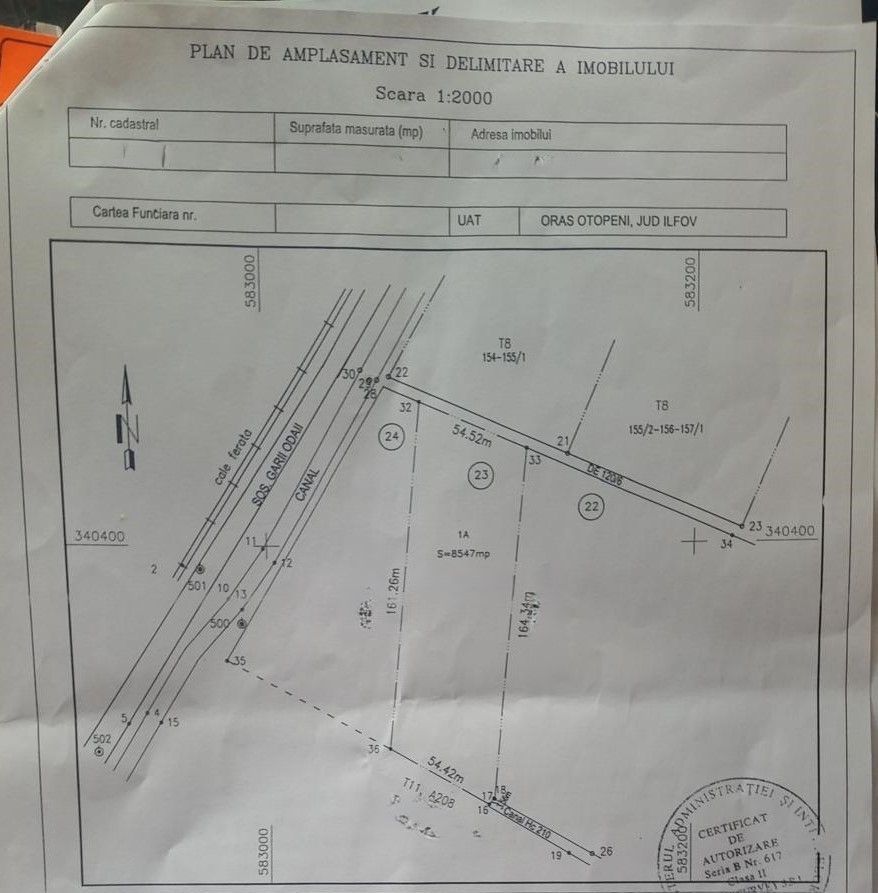 Teren intravilan 8.545 mp | Zona Odăi | Ideal investiție - Poză 2