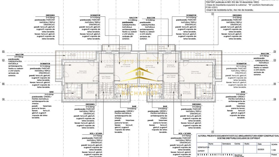 Vând vila în duplex 4 camere, 3 dormitoare, 4 bai, 2 locuri parcare - Poză 18