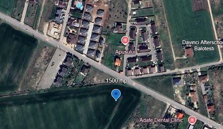 Teren 1500 mp Balotești | Investiție strategică