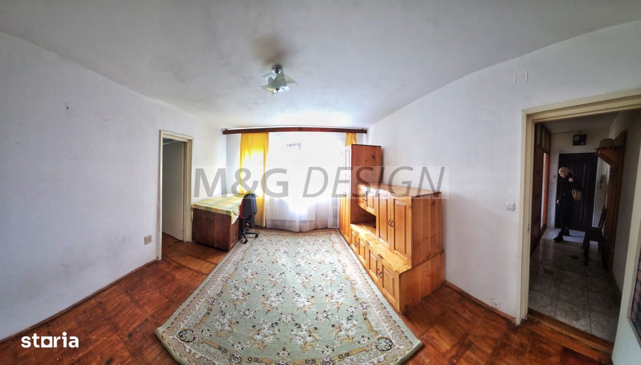 Apartament 2 camere Girocului etaj 2 cu centrala - Poză 1