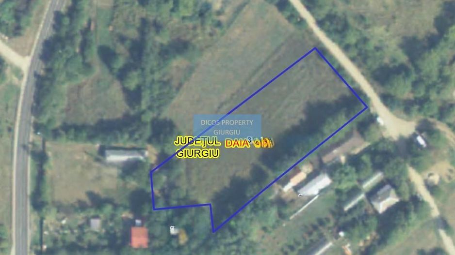 teren intravilan  sat Daia, județul Giurgiu,Dealul Florilor - Schiță 4