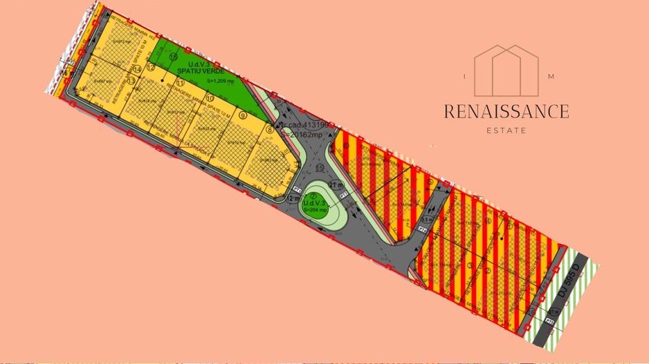 Mosnita Noua Teren PUZ Aprobat 12 Blocuri | 20.162mp | Utilitati - Poză 2