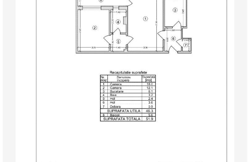 Apartament 2 camere de vânzare – Militari, zona Lujerului - Poză 10