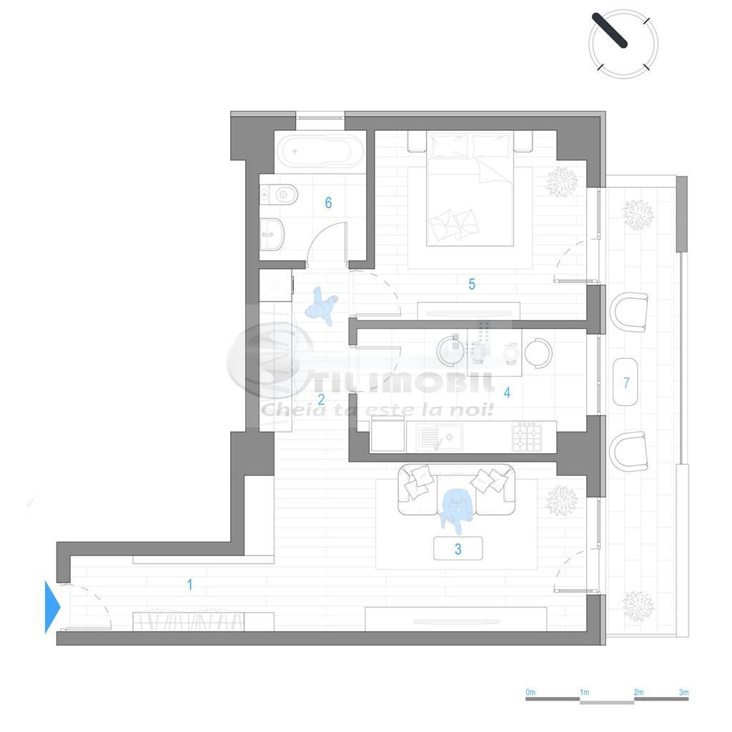 Apartament 2 camere - bloc nou - Cug - Selgros - Poză 3