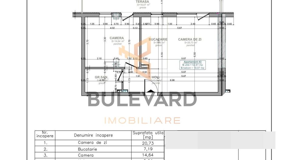 Apartament 2 camere cu CF in cartier Europa! - Poză 5