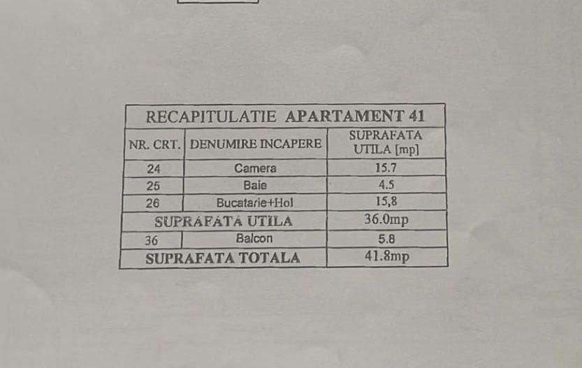 Complex Rezidential Tatarasi-Apartament 1 camera, 42mp, 93000euro - Poză 6