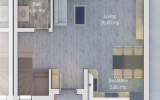 Casă cuplată zona străzii Cătanelor - Poză 7