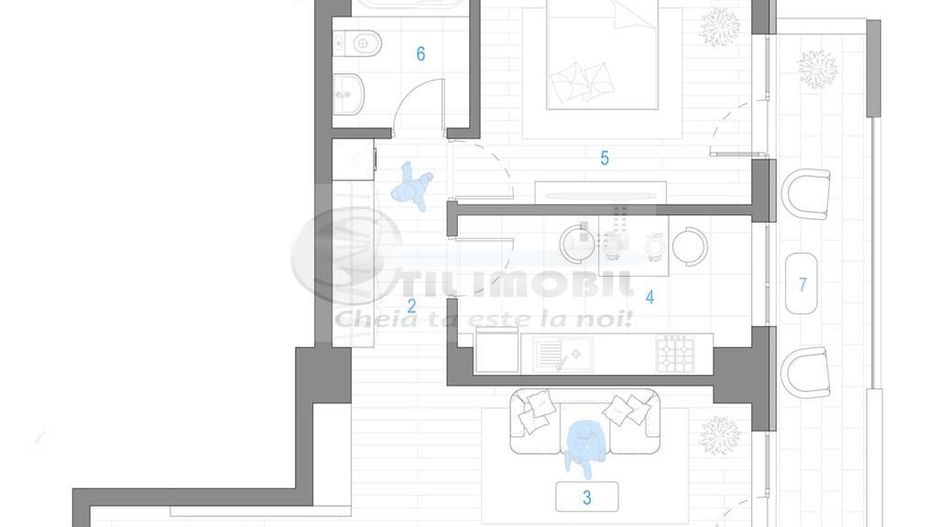 Apartament 2 camere - bloc nou - Cug - Selgros - Poză 3