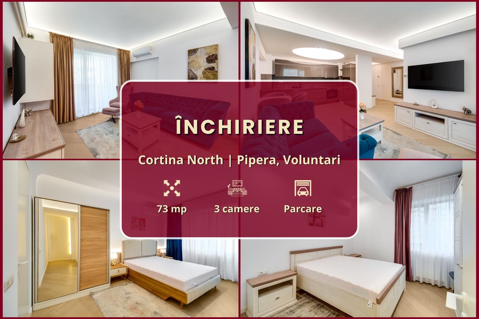 Cortina North || 2 dormitoare || Finisaje de lux || Comision 0 - Poză 2