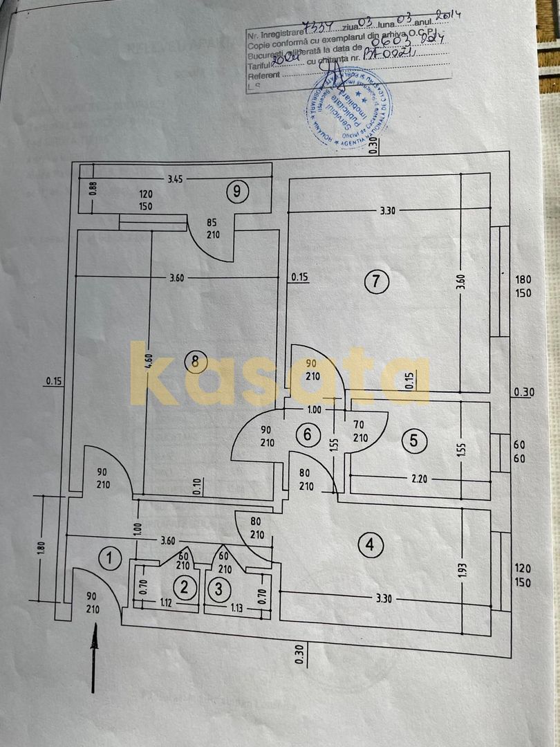 2 Camere | Etaj Intermediar | Renovare 2025 | Instalatii Noi - Schiță 26