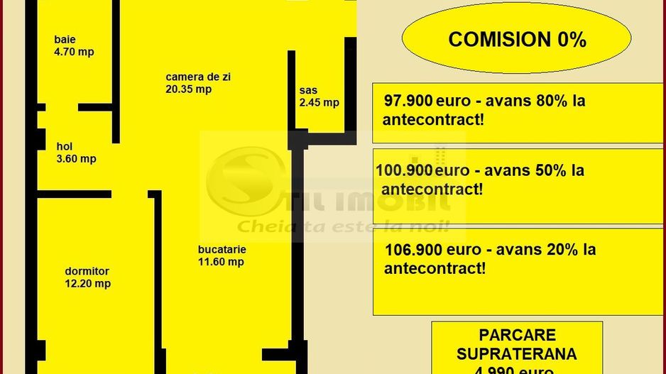 Apartament 2 camere nou de vanzare in Iasi Valea Lupului, bloc nou - Poză 2