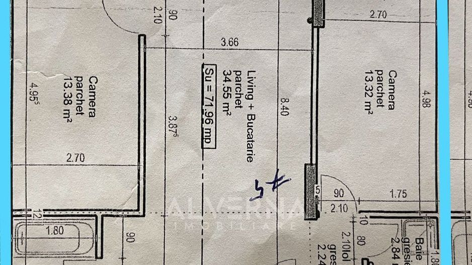 NOU! Apartamente cu 2-3 camere, semifinisat, balcon /terasa, zona VIVO - Poză 17