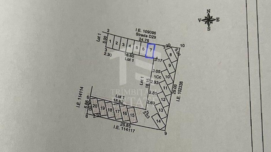 Studio cu loc parcare zona Mamaia Sat - Navodari 250m de plaja - Schiță 10