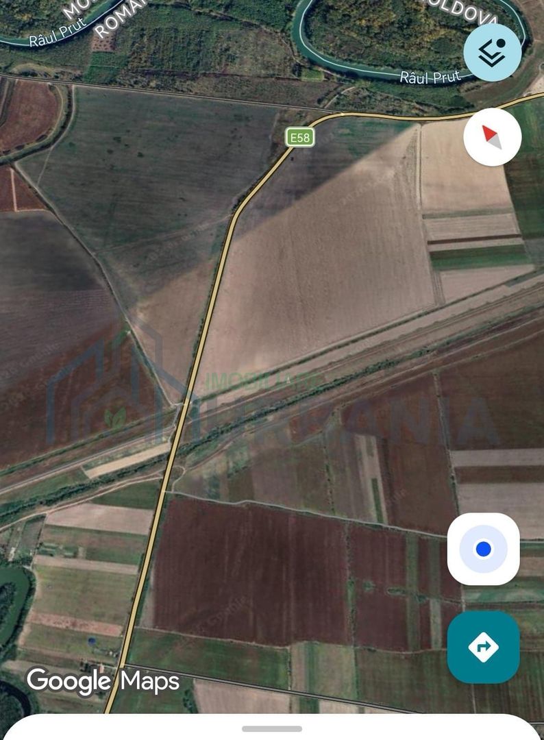 Teren extravilan Sculeni - 2 hectare la Drumul European - Poză 1