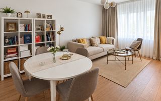 APARTAMENT 2 CAMERE | AVIATIEI | RENOVAT INTEGRAL | 56,17 MP TOTALI - Poză 2