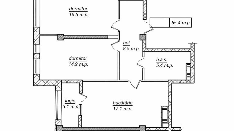Vânzare, apartament, 2 camere, str. Nicolae Dimo, Durlești. - Poză 2