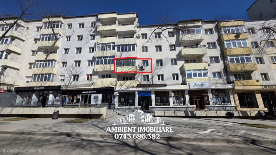 Apartament cu 3 camere, etaj 2, VASLUI - zona ULTRACENTRALĂ; - Poză 1
