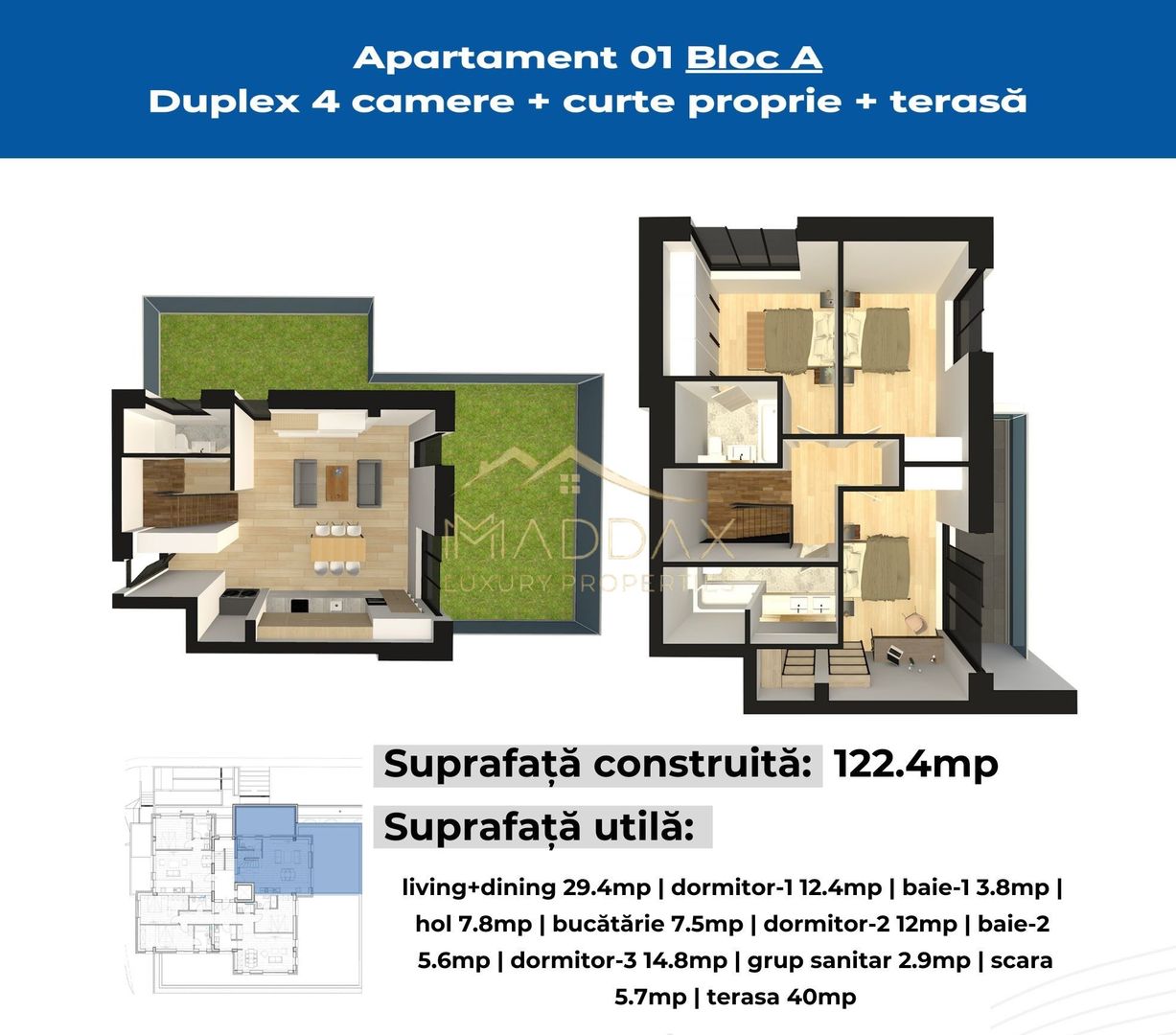Duplex 4 camere _LUX_Modern***Lake view//Chitila - Poză 31