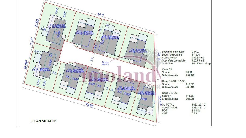 Complex rezidential NOU - 9 vile - vanzare - Pipera-Scoala Americana - Schiță 23