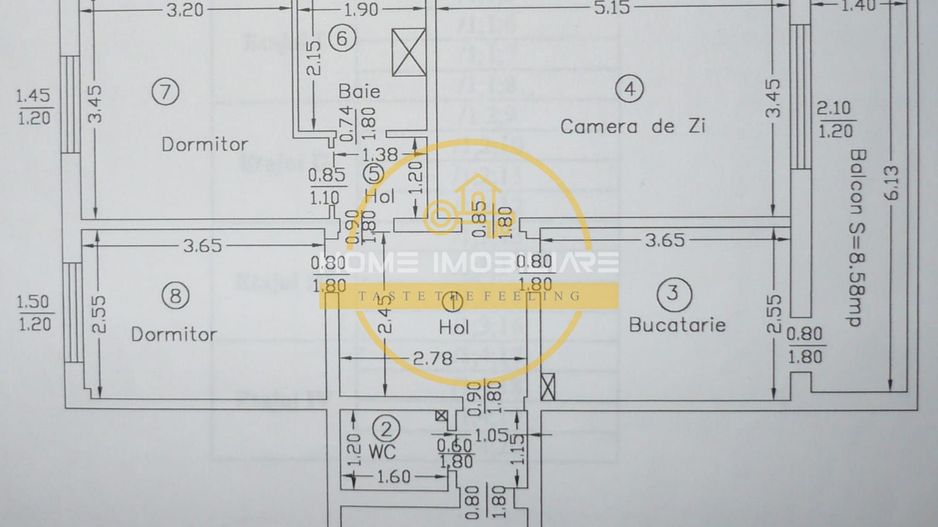 Apartament modern, 3 camere, 72mp zona Dacia - Poză 34