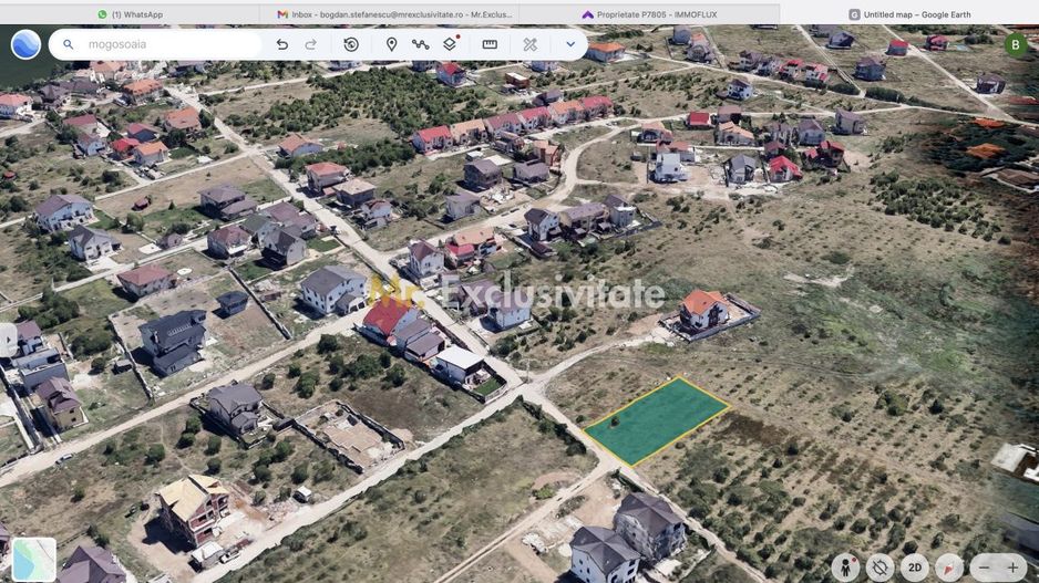 Teren in suprafata de 854 mp utili, cu deschidere pe strada Eugen Barbu 21 - Poză 1
