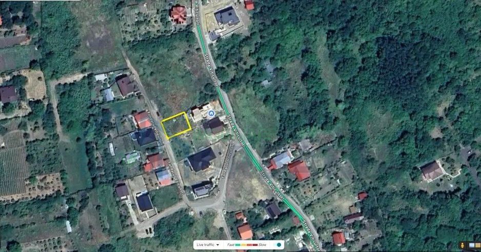 Teren construibil 350 mp in Copou, zona Viticultori, Iasi – 66.500 EUR - Poză 1