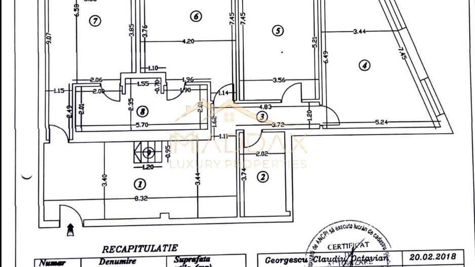 Penthouse cu 5 camere *347mp* + terasa 101mp* // Zona Herastrau - Schiță 49