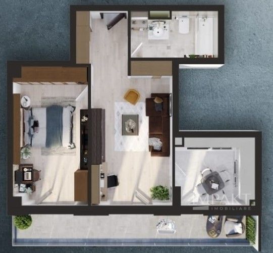 Apartament finisat premium | Terasa 15 mp | Ansamblu rezidential nou! - Poză 1