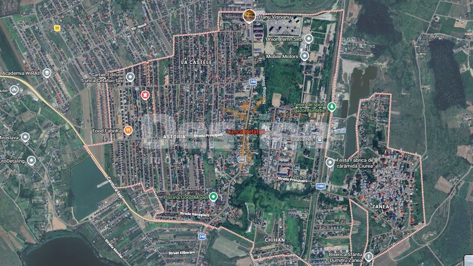 Teren intravilan 1.000 mp, deschidere 53,30 m, Lunca Cetățuii, Ciurea - Poză 1