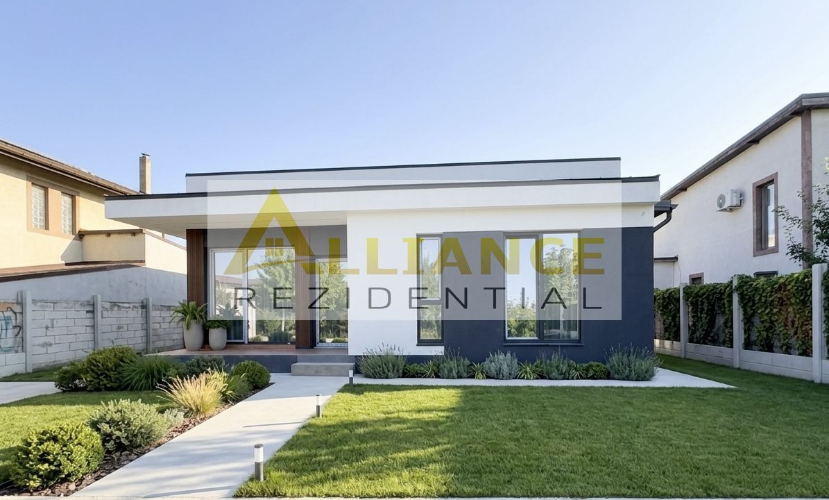 CASA PE PARTER CU DESIGN MODERN || TEREN 420 MP - Poză 1