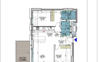 Apartament 3 camere Floreasca - Schiță 2