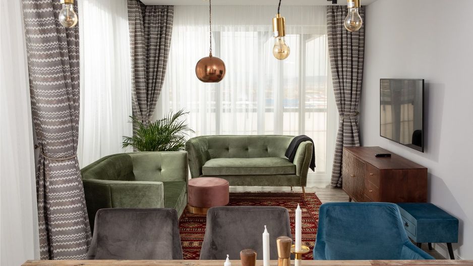 Inchiriem penthouse 4 camere mobilat lux  Coresi - Avantgarden - Poză 3