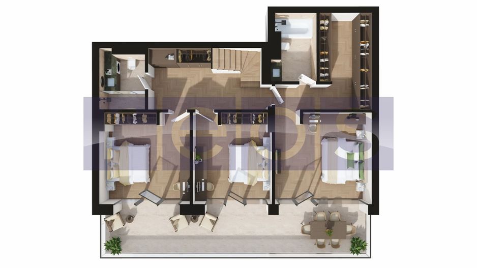 APARTAMENT ULTRAFINISAT | COMPLEX PREMIUM - Schiță 21
