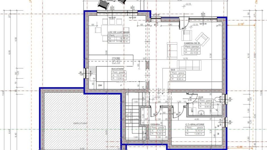 Casa mare cu garaj si teren 790 mp - Casa NOUA - Poză 8