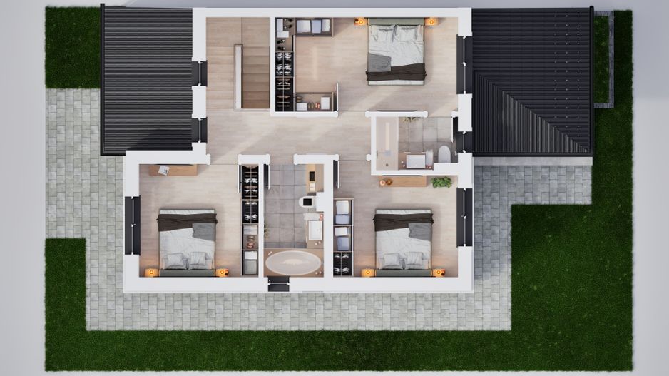 Casa tip duplex - 306 mp teren - Sura Mica - Schiță 11
